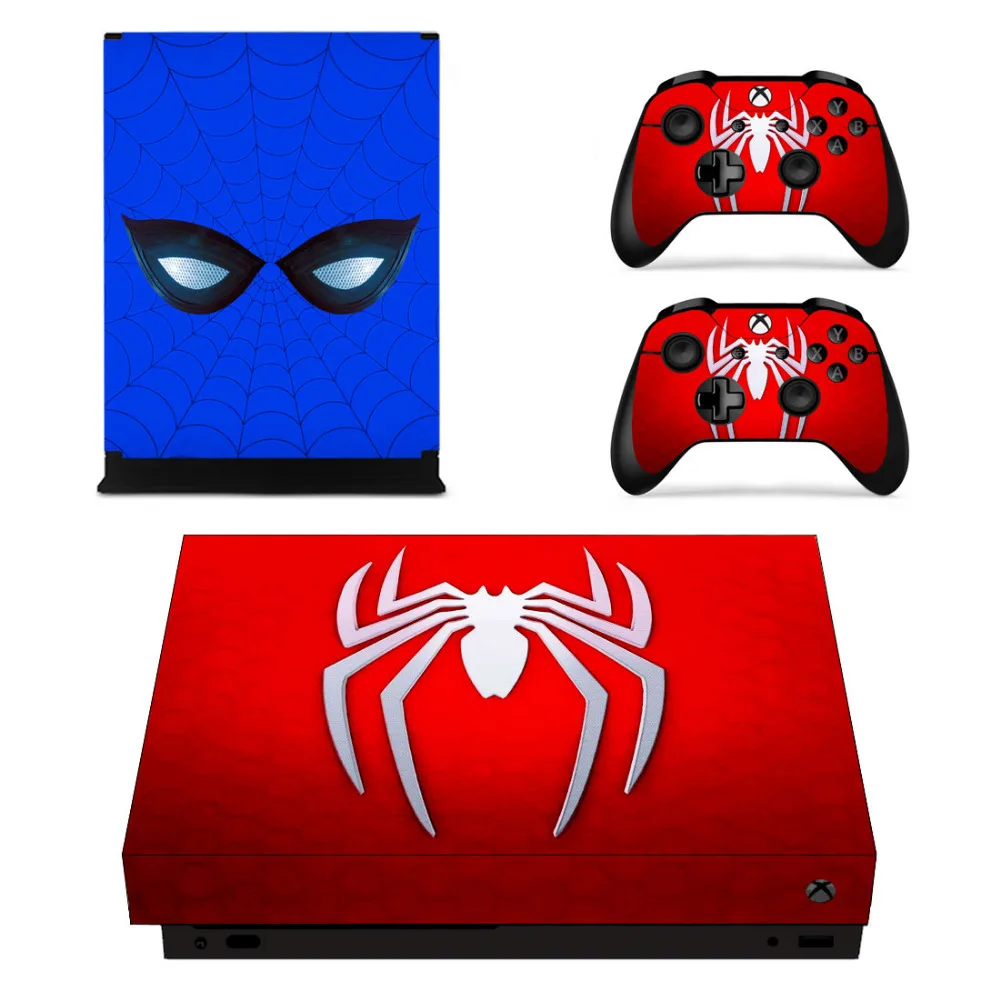 Avengers Spiderman Skin Sticker For Microsoft Xbox One X ConsoleSkins.co
